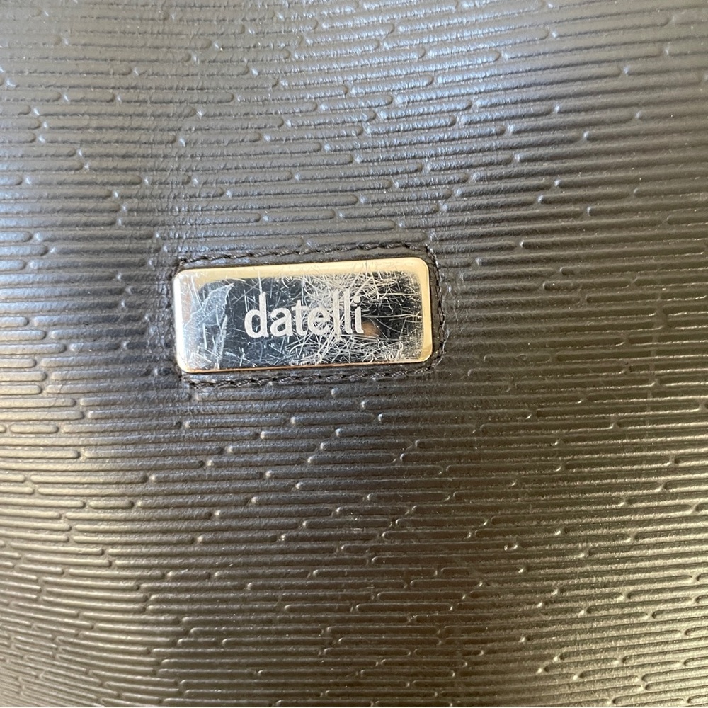 Datelli Black Leather Vintage Backpack bag - Picture 5 of 8